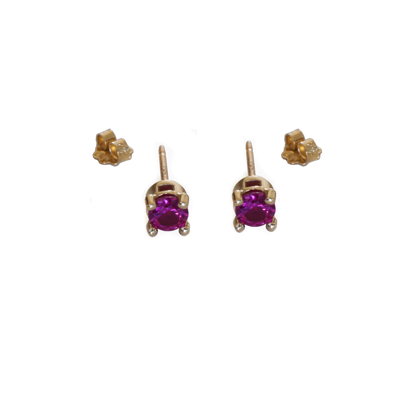Ruby Stud Earrings
