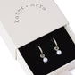 Pearl Hoops Earrings