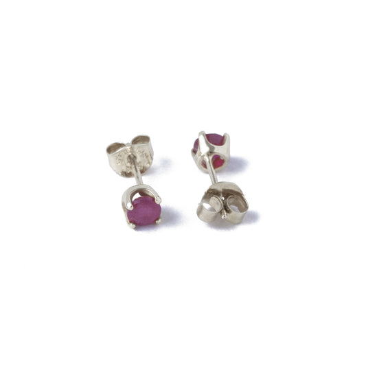 Ruby Stud Earrings