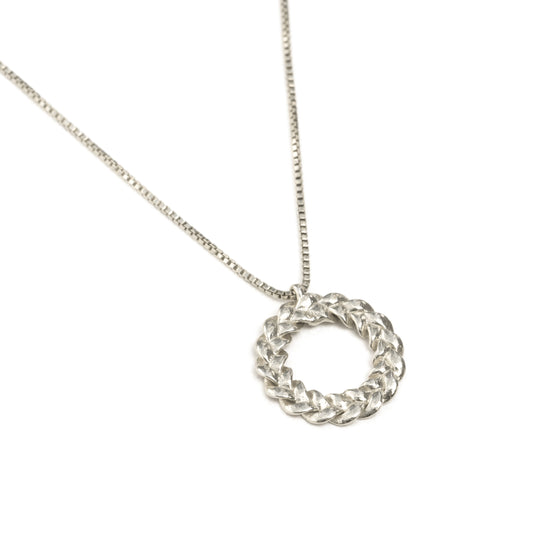 Eternal Circle of Braids Necklace