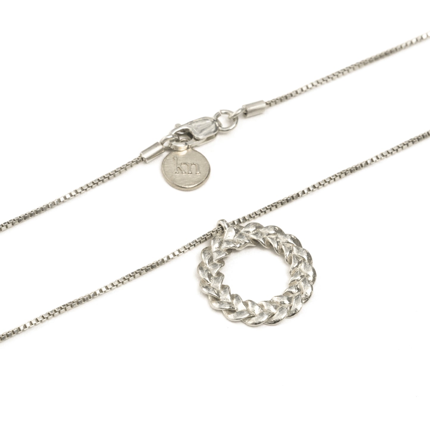 Eternal Circle of Braids Necklace