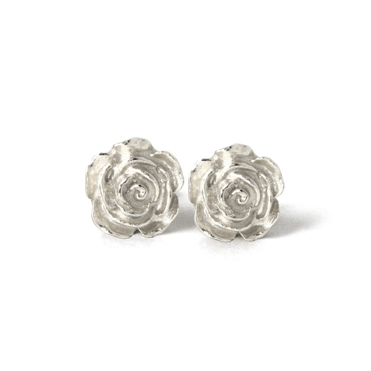 Small Rose Stud Earrings