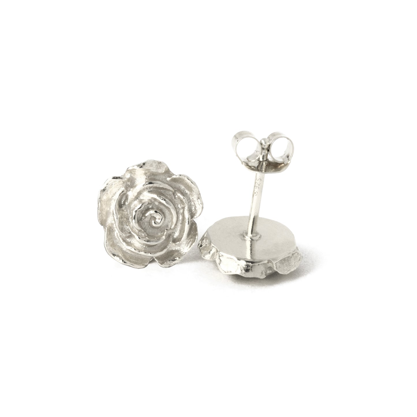 Small Rose Stud Earrings