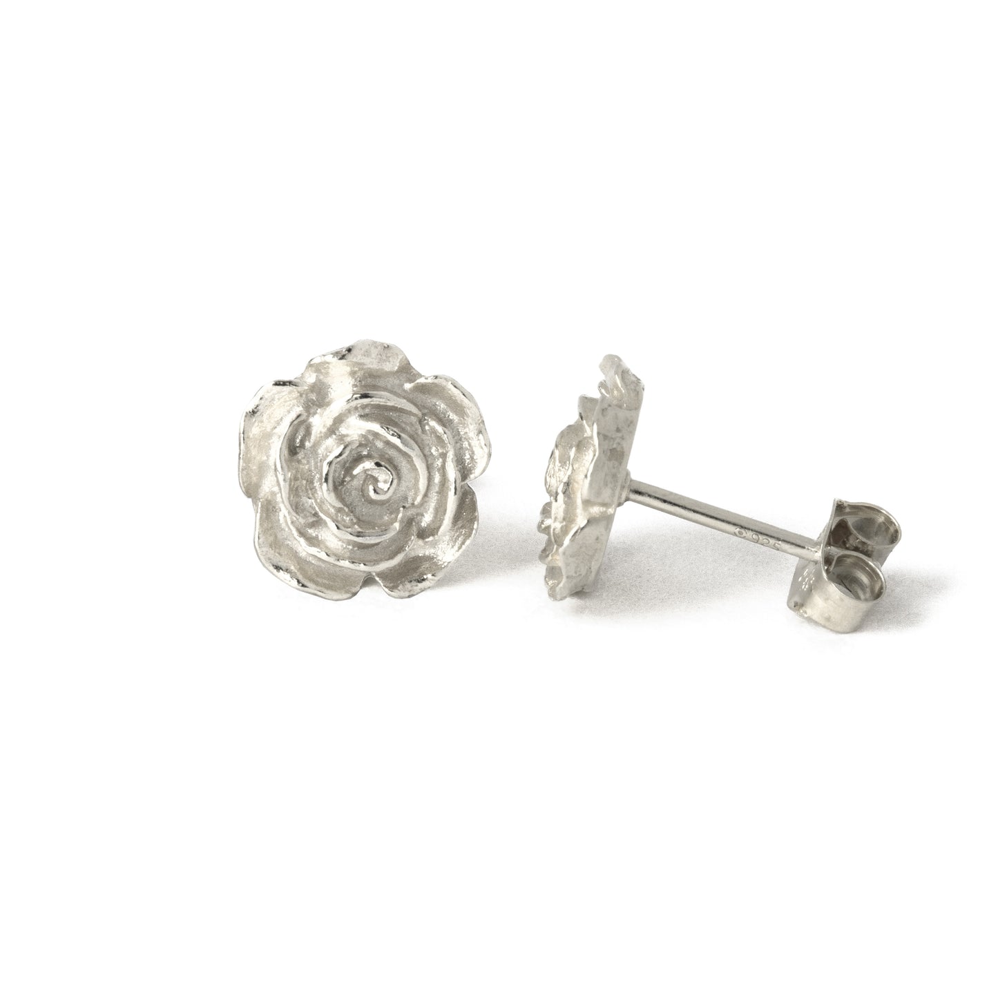 Small Rose Stud Earrings