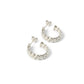 Medium Braid Hoops Earrings