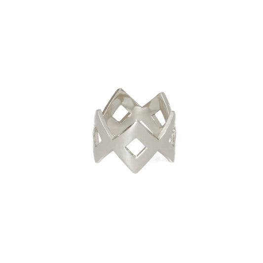 Squares Silver Ring