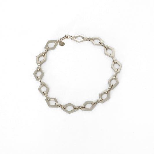 Kathe Mera Concept Signature Bracelet - Rhombus Silver Bracelet