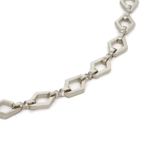 Kathe Mera Concept Signature Bracelet - Rhombus Silver Bracelet