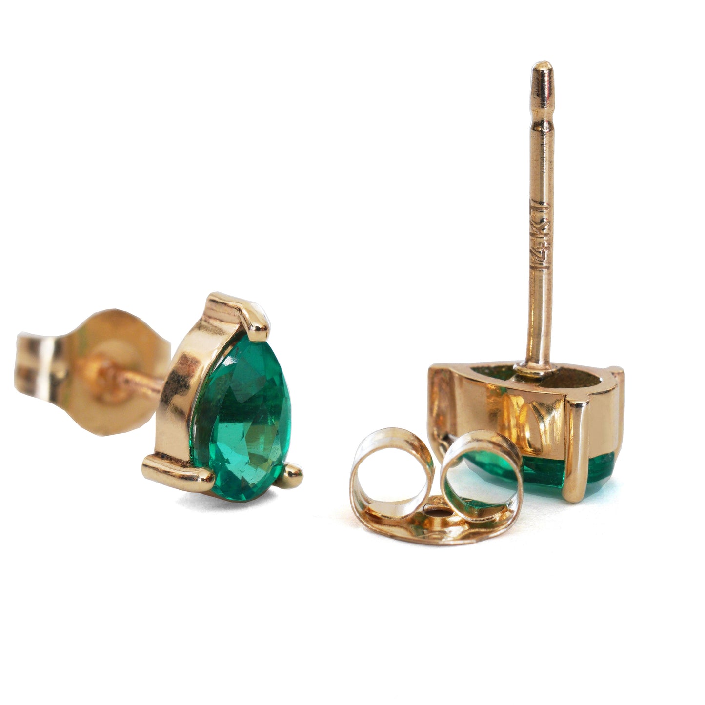 Emerald Teardrop Earrings