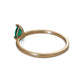 Emerald Teardrop Ring 18k Gold
