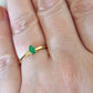 Emerald Teardrop Ring