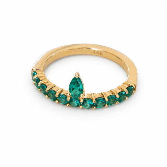 Varia Emerald Band Ring