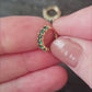 Emerald Huggie Earrings