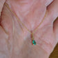 Emerald Teardrop Necklace