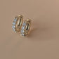 Diamond Huggie Earrings